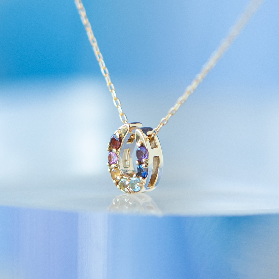 アクセサリーpepe アミュレット　K10ネックレス　新品 お守りアミュレット♪】ネックレス K10イエローゴールド マルチ