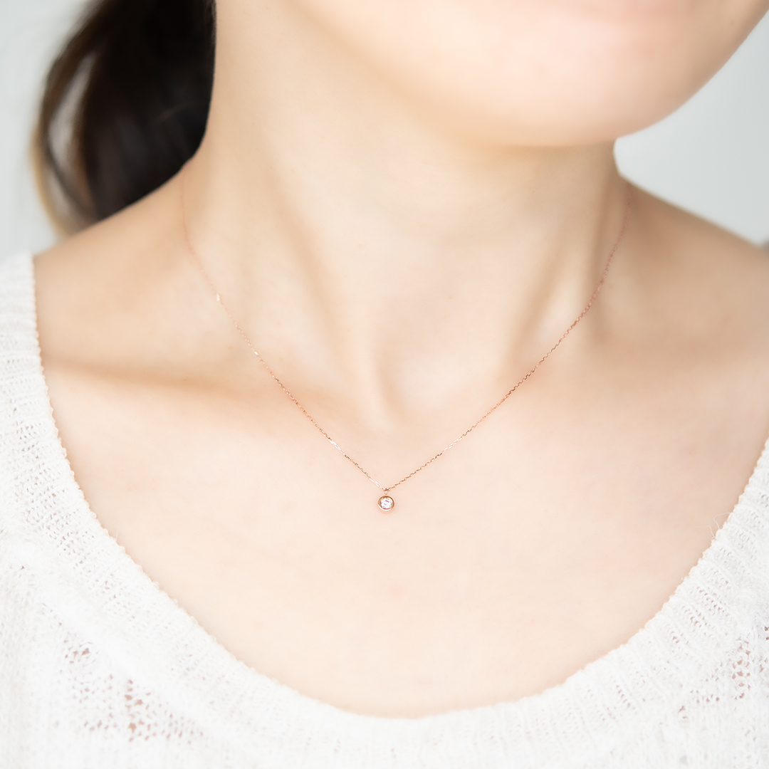 2025 Christmas gift collection】ネックレス K10ピンクゴールド