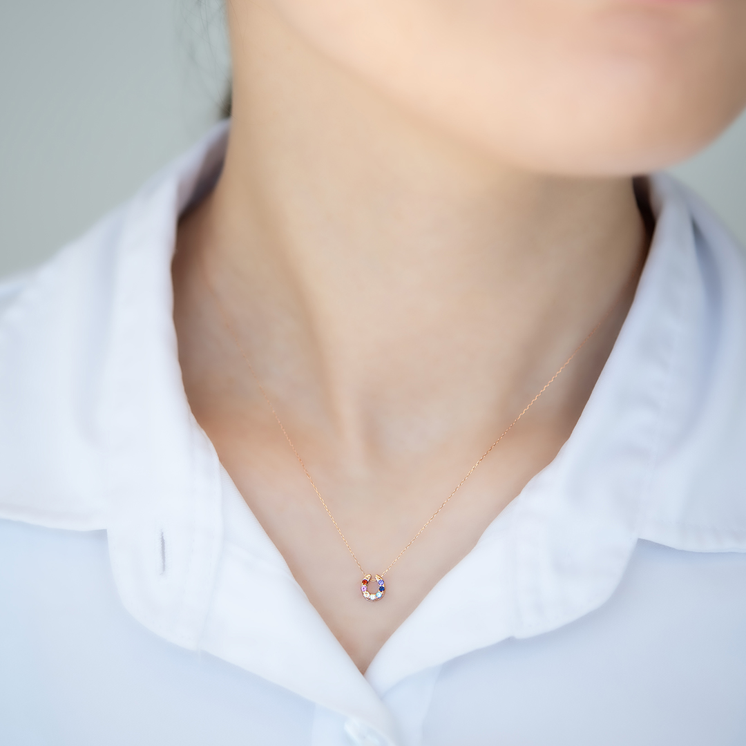 アクセサリー a ダイヤモンド K10/K18/PTネックレス・アクサンテール
