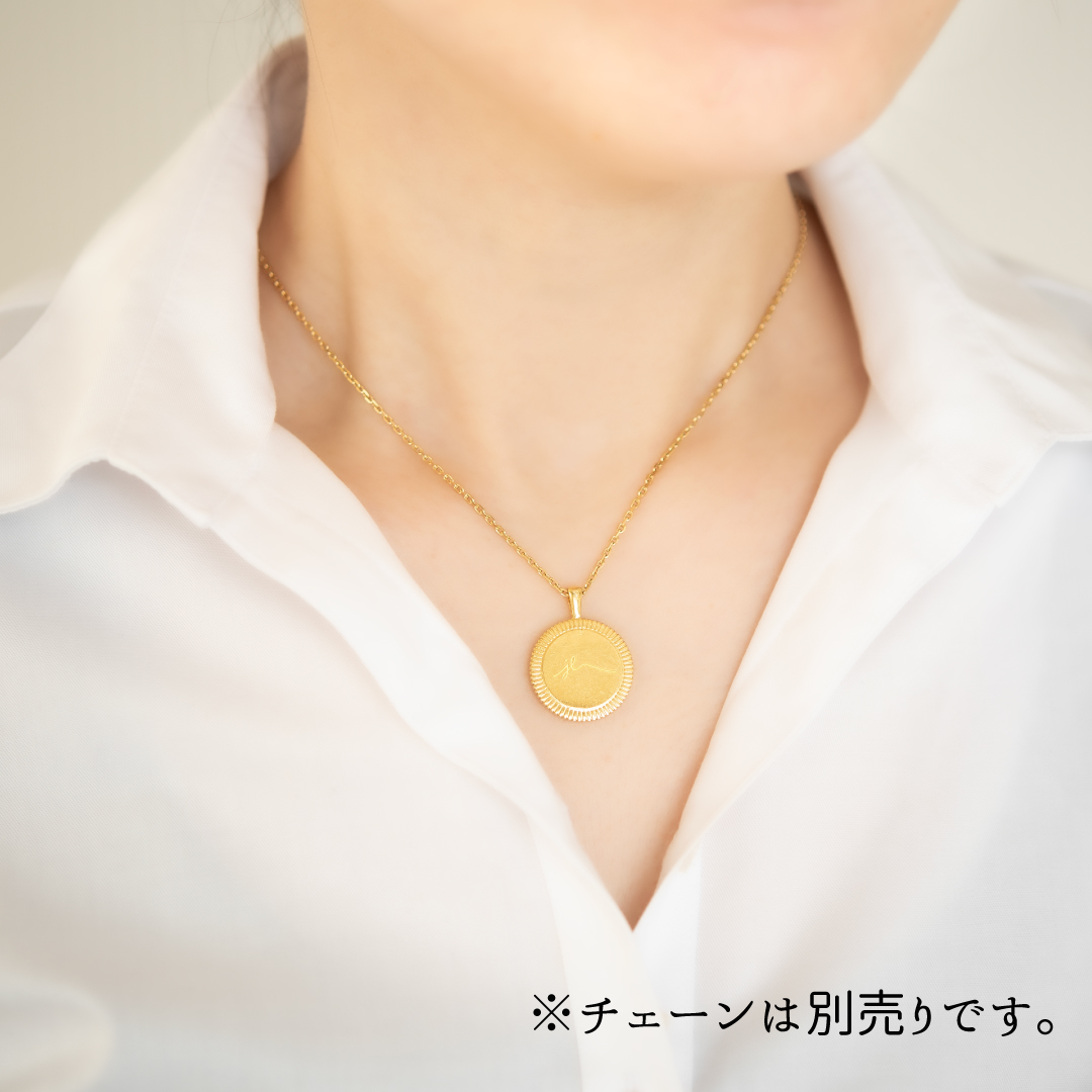 ネックレストップ K18イエローゴールド(JLージュエルー)(野生動物の