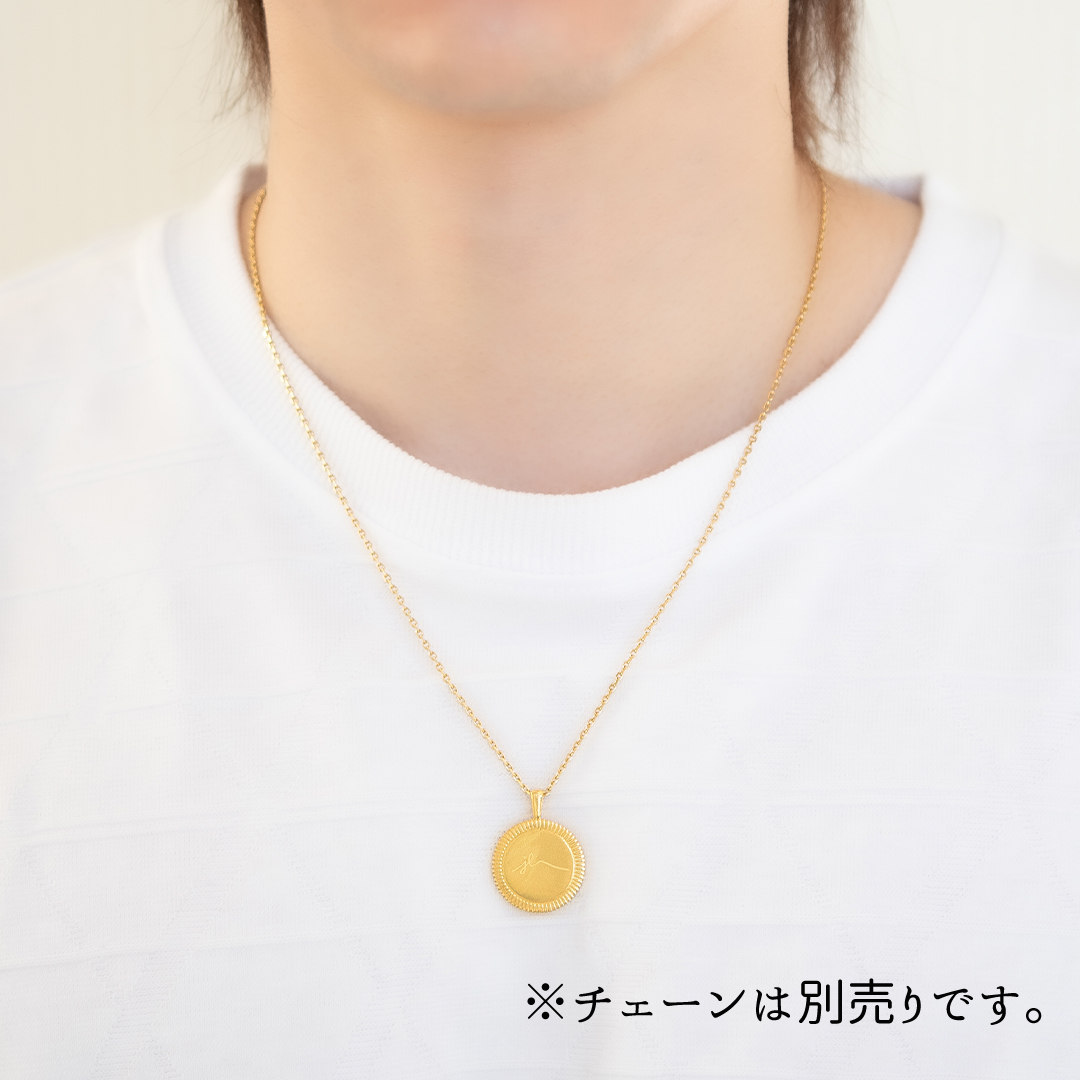 ネックレストップ K18イエローゴールド(JLージュエルー)(野生動物の