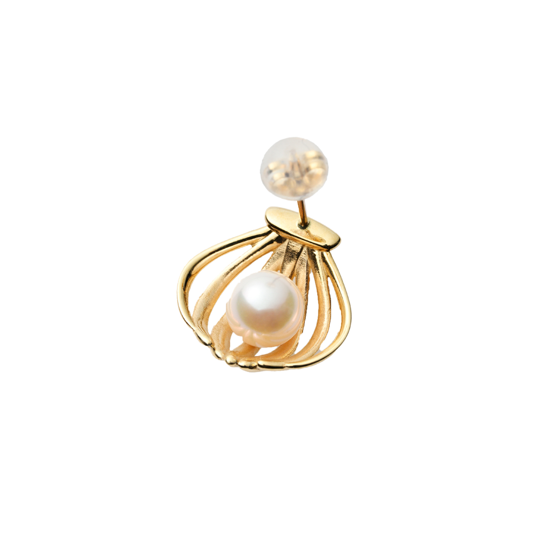 ぺぺ/K10PG/ピアス 片方】JLコンペ2025大賞作品 ピアス K10イエローゴールド(JL