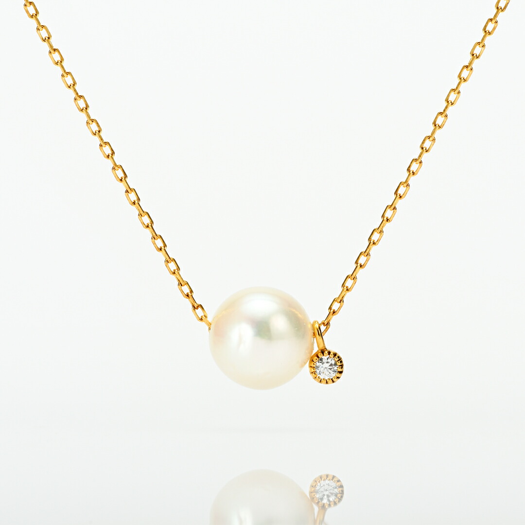 付属品なし【真珠】アコヤ真珠　5.5～6mm　パール ネックレス　留め金具　シルバー　16